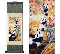 Reading Bookmarks,SDGBCXD, Chinese Wall Art Scroll Painting,Silk Scrollg Summer Autumn Winter Landscape Beaut, Paintings(B2)(G1)