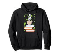 Reading Books and Drinking Tea Pullover Hoodie