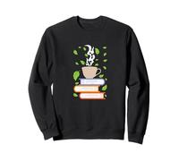 Reading Books and Drinking Tea Sweatshirt