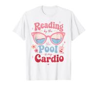 Reading By The Pool is My Cardio Book Lover Reader T-Shirt