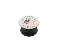 Reading By The Pool Is My Cardio Book Lover Summer PopSockets Adhesive PopGrip