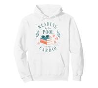 Reading By The Pool Is My Cardio Book Lover Summer Pullover Hoodie