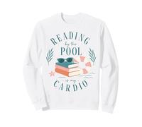 Reading By The Pool Is My Cardio Book Lover Summer Sweatshirt