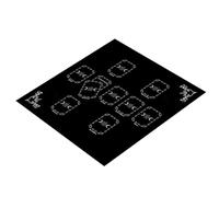 Reading Card Astrology Table Cloth Altar Cloth Square God Table Cloth Magic Decoration Clothing Durable Altar Tarot Card Cloth