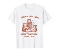 Reading Cats Funny Book Club Matching Book Lover T-Shirt