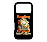 Reading chair occupied indefinitely Case for iPhone 17 Pro