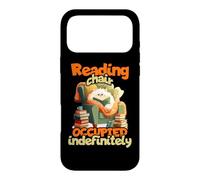 Reading chair occupied indefinitely Case for iPhone 17 Pro Max