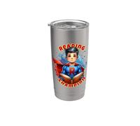 Reading Champion Boy Super Reader Stainless Steel Insulated Tumbler