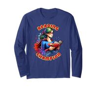 Reading Champion Girl Super Reader Long Sleeve T-Shirt