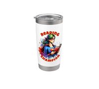 Reading Champion Girl Super Reader Stainless Steel Insulated Tumbler