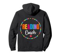 Reading Coach Teacher Interventionist Specialist Literacy Pullover Hoodie