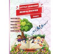 Reading Comprehension for Kids Ages 3-4: Simple Sentences, Questions & Activities | Preschool Reading Comprehension Practice | Little Learners: Read & Answer (Level 1)