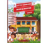 Reading Comprehension for Kids Ages 4-5: Fun Stories and Activities to Build Early Reading Comprehension Skills | Little Learners: Read & Answer (Level 2)