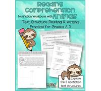 Reading Comprehension Nonfiction Workbook with Animals: Text Structure Reading & Writing Practice for Grade 3-5