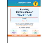 Reading Comprehension Workbook Grade 2: 40 Engaging Fiction & Nonfiction Passages, Vocabulary Practice, and Critical Thinking Questions for 2nd Grade ... Reading Comprehension Workbook Series)