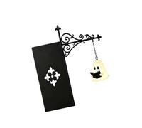 Reading Corner Decorative Light, Specter Shelf Mount with Gothic Metal Frame, Warm Cool Glow for Desk Displays Specter Shelf Lamp Bookcase Accent Reading Corner Decor Gothic Room Glow Mount Library