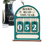 Reading Counter - Book of the Year Decorative Counter for Books | for Students Teachers Readers Men Women Young Family Friends Book Club