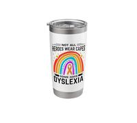 Reading Disorder Design for a Dyslexia Warrior Stainless Steel Insulated Tumbler