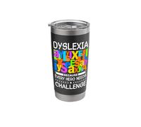 Reading Disorder Design for a Dyslexia Warrior Stainless Steel Insulated Tumbler