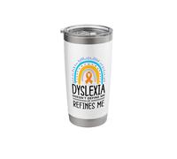 Reading Disorder Design for a Dyslexia Warrior Stainless Steel Insulated Tumbler