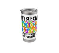 Reading Disorder Design for a Dyslexia Warrior Stainless Steel Insulated Tumbler
