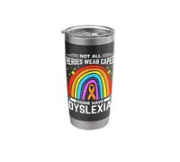 Reading Disorder Design for a Dyslexia Warrior Stainless Steel Insulated Tumbler