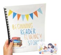 Reading Fluency Builders: Dry-Erase Practice Books for K-4th Graders, Child Learning, Reading Comprehension, Homeschool and School Supplies, Extra Practice for Struggling Readers (B)