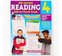 Reading for 4th Grade Workbook - 200 Essential Reading Skills (Reading Eggs)