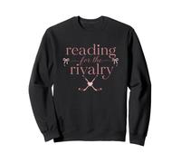 Reading for the Rivalry Hockey Romance Reader Girly Summer Sweatshirt