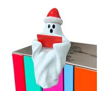 Reading Ghost Figurine - Sitting Ghost Figurine Reading A Book,Cute Halloween Accent for TV Cabinet Desktop Fireplace Home Windowsill Indoor Decor