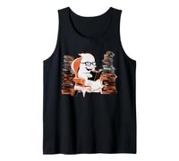 Reading Ghost - Spooky Library Halloween Tee Tank Top