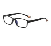 Reading Glasses +4.50,Black Frame Blue Light Blocking Glasses,Anti Blue Re-ading Gl-asses,Clear Light Gl-asses,Small Reading Gla-sses Classic Everyday Use,Rectangular Frame Eye Gla-sses for Men Women