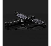 Reading glasses Anti-blue light mini rectangular small frame portable unisex eye protection with glasses case