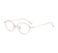 Reading Glasses for Women Alloy Frame Square Face Glasses Lightweight Comfort Blue Light Blocking Computer Readers,Rose gold,+0.75