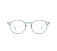 Reading glasses (presbyopia) - Shape #D: round, timeless, best-seller - Unisex and universal model - Crystal, shiny and biosourced frame - Storage pouch included in the box