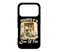 Reading in a sea of fur Case for iPhone 17 Pro