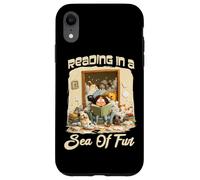 Reading in a sea of fur Case for iPhone XR