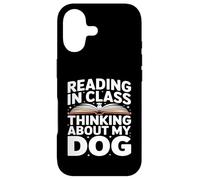 Reading In Class Thinking About My Dog Student Case for iPhone 17
