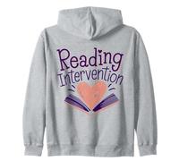 Reading Intervention Teacher Zip Hoodie