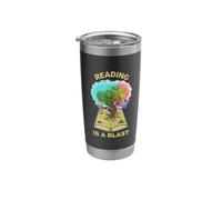 Reading is A Blast Tree of Life Reading Quotes Book Lover Stainless Steel Insulated Tumbler
