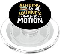 Reading Is A Journey Not Just Motion PopSockets PopGrip for MagSafe