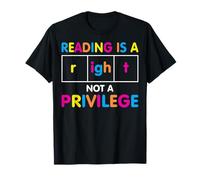 Reading is A Right Not Privilege Specialist Teacher School T-Shirt