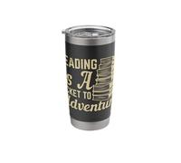 Reading is a Ticket to Adventure Stainless Steel Insulated Tumbler