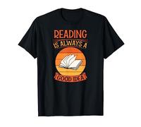 Reading Is Always A Good Idea Retro Reading Literary T-Shirt