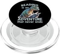 Reading Is An Adventure That Never Ends Teacher Reading PopSockets PopGrip for MagSafe