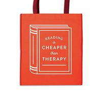 Reading is Cheaper Than Therapy Reusable Shopping Bag