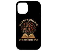 Reading Is Dreaming Book Flowers Vintage Retro Librarian Fun Case for iPhone 12/12 Pro