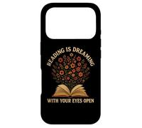 Reading Is Dreaming Book Flowers Vintage Retro Librarian Fun Case for iPhone 17 Pro