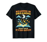 Reading is Dreaming with Eyes Open Book Reader Book Nerd T-Shirt