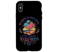 Reading Is Dreaming With Your Eyes Open Case for iPhone X/XS